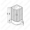 Душевая кабина WeltWasser Emmer 11055 110х110