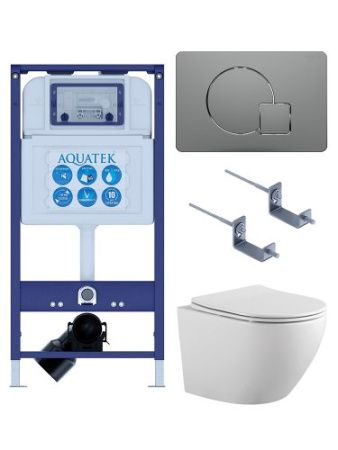 Инсталляция Aquatek с унитазом Aquatek Европа SET AQUATEK ЕВРОПА-070 4в1