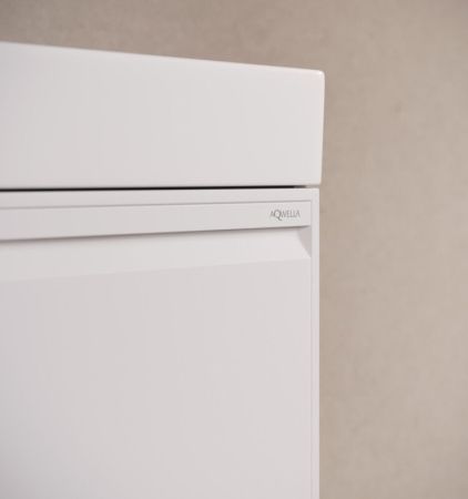 Тумба с раковиной Aqwella Pure 80см белый матовый PUR0108WM