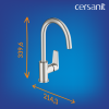Смеситель для кухни Cersanit Moduo 64839