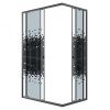 Душевой уголок Niagara Eco NG-1018-14QBLACK 100x80