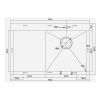 Мойка кухонная Seaman Eco Marino 78x50 gun light SMV-780L-GL.A
