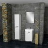 Тумба с раковиной Dreja Eco Almi 50 белый глянец