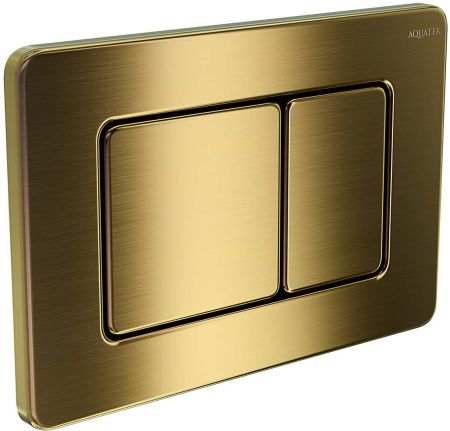 Клавиша смыва Aquatek золото матовое KDI-0000041