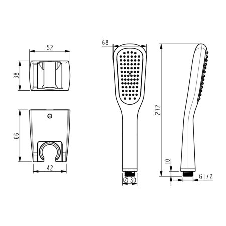 Смеситель Lemark Ursus LM7251BL для ванны