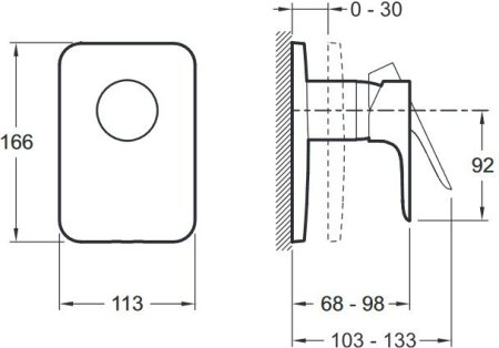 Смеситель Jacob Delafon Aleo E98705-CP