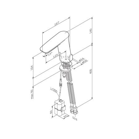  Смеситель для раковины Am.Pm Inspire V2.0 F50A02322