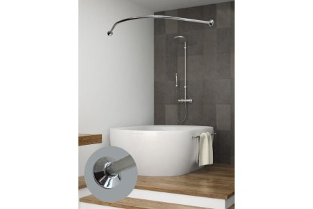 Карниз для шторки Triton Сабина 160x160