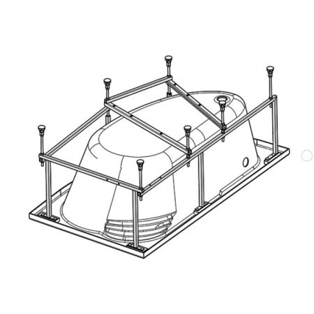 Монтажный комплект для ванны Santek Эдера 170x100 1.WH50.1.666