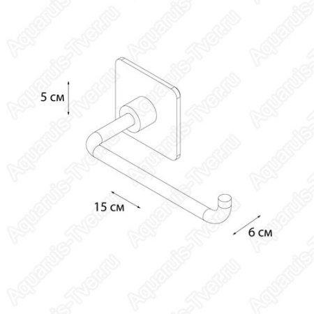 Держатель т/б Fixsen Square FX-93110