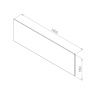 Экран для ванны Am.Pm Inspire V2.0 180см W52A-180-080W-P