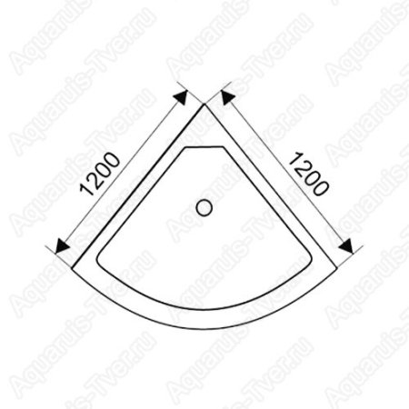 Душевая кабина Arcus AS-114G 120x120