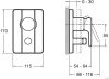 Смеситель Jacob Delafon Singulier E98720-CP