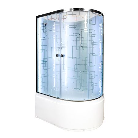 Душевая кабина DTO EM4511LN LED 110х80 (L) EM4511LNLED