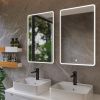 Зеркало Dreja Point 99.9026, 50x80 см, сенсорный выключатель, LED-подсветка
