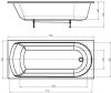 Акриловая ванна Aquatek Ника 150x75