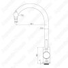 Смеситель для кухни Seaman Barcelone SSL-5226
