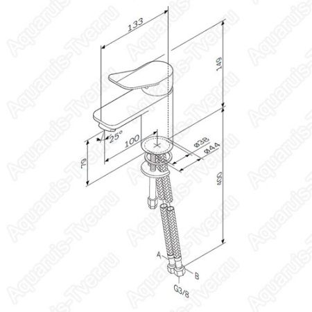 Смеситель для раковины Am.Pm X-Joy F85A02100