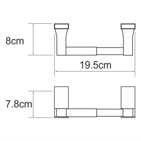 Держатель т/б WasserKRAFT Lopau K-6022