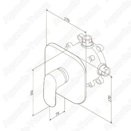 Смеситель Am.Pm Sensation F3075000