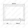 Душевая дверь в проем RGW SV-03 90x200