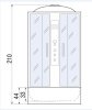 Душевая кабина River Desna 90/44 MТ