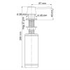 Дозатор WasserKRAFT К-1099 320 ml