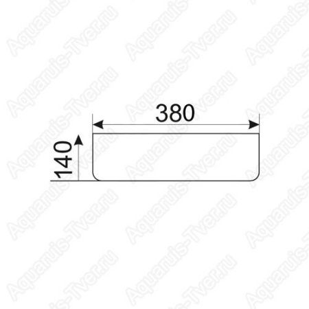 Раковина CeramaLux 38см D1303H020