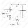 Шланговое подключение Grohe Euphoria Cube 26370000