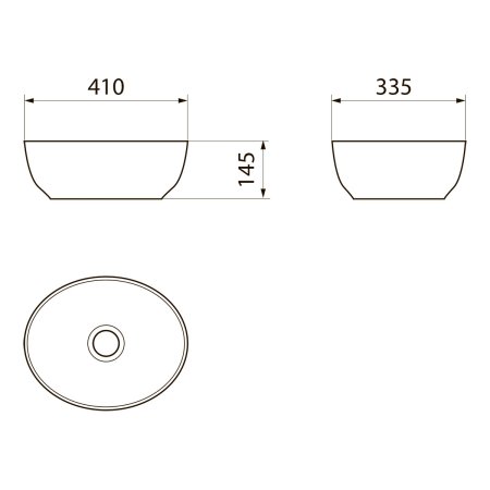 Раковина Point Сатурн PN43902 41см (Белый)