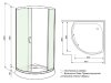 Душевой поддон Am.Pm Move W78T-608-090W 90x90