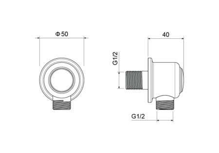 Шланговое подключение Aquatek Классик AQ2461MB