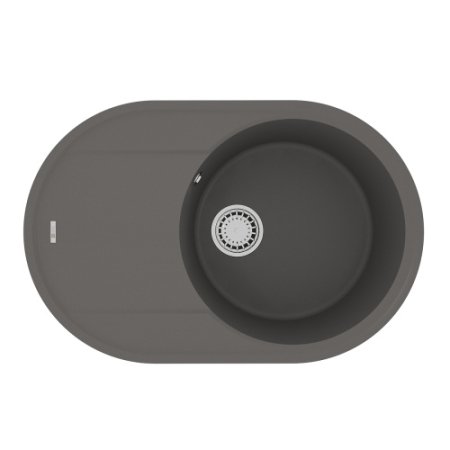 Кухонная мойка Lemark LACHA 760 (Серый шёлк)