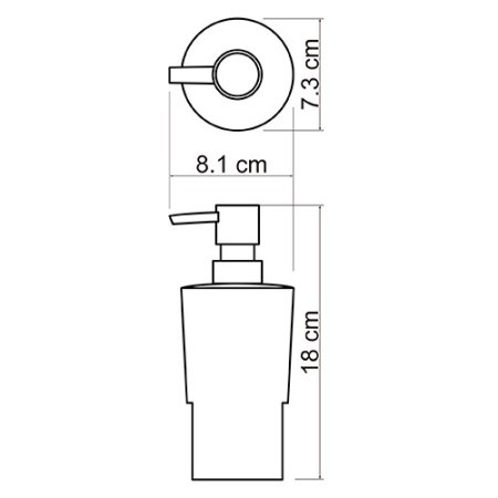 Дозатор для жидкого мыла WasserKRAFT C179