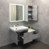 Тумба Comforty Осло-80 00-00000836CF с раковиной Fest-80 F01