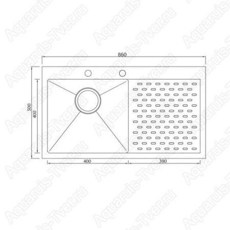 Мойка Seaman Eco Marino SMV-860P (R) вентиль-автомат