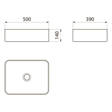 Раковина Point Меркурий PN43832 50см (Белый)