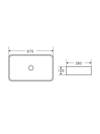 Раковина WeltWasser Elbach 2250 MB 67,5см 10000004557