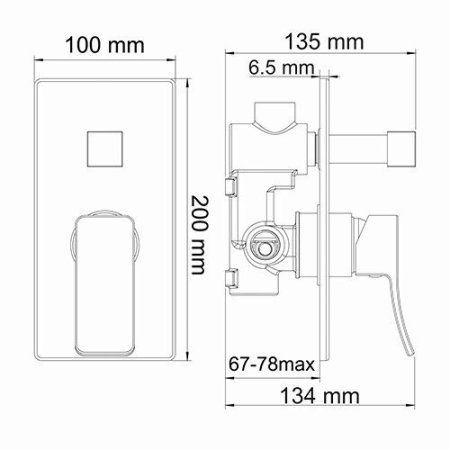 Смеситель WasserKRAFT Aller 10641W