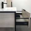 Тумба с раковиной Comforty Бонн 90см дуб дымчатый