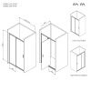 Душевая дверь Am.Pm Gem 120см W90G-120-1P-MT