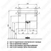Тумба с раковиной Aquaton Рене 60см белый глянец/грецкий орех