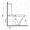 Унитаз-компакт Am.Pm Inspire C508607WH