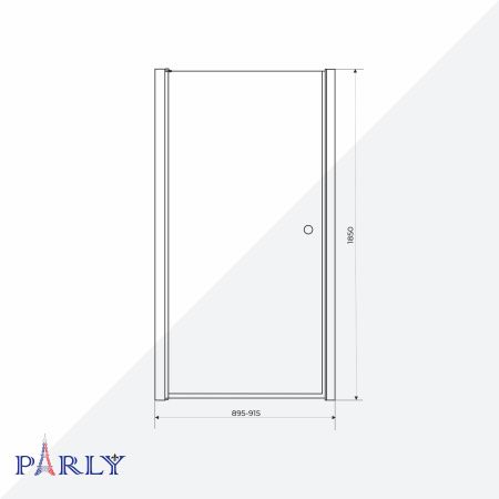 Душевая дверь в проем Parly DE90F 90см