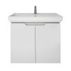 Тумба с раковиной Dreja Q Plus (D) 70 99.1005 белый глянец