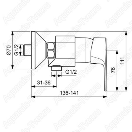 Смеситель Ideal Standard Cerafine D для душа