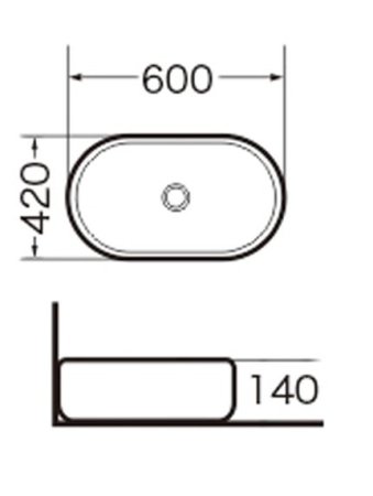 Раковина Grossman GR-3015 60см