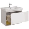 Тумба с раковиной Dreja Eco Perfecto 70 99.0807 белый глянец