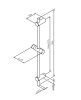 Штанга для душа Am.Pm Gem 70см F0390000