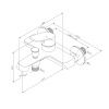 Смеситель для ванны Am.Pm Func F8F10022